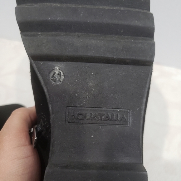 Aquatalia Women's Weatherproof Marvel Fur Trim Lace up Ankle Booties Siz… - Picture 10 of 13